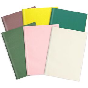 AnyDesign 120 Sheets Boho Tissue Paper Neutral Gift Wrapping Paper 6 Colors Blue Brown Green Pink Solid Color Decorative Art Craft Paper for Baby Shower Wedding Birthday Home Party Decor, 14 x 20 Inch
