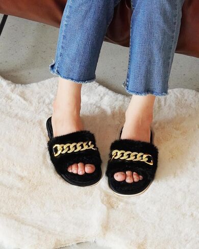 Slippers for Women, House Slippers for Woman, Fuzzy Slippers Women, Memory Foam Slippers for Women, Open Toe Slip On Bedroom Shoes in Saudi Arabia