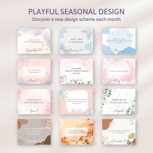 Motivational Calendar - Daily Flip Calendar with Inspirational Quotes-Inspirational Gifts for Women, Office Decor for Women Desk, Inspirational Desk Decor for Women, Desk Decorations for Women office in Kuwait