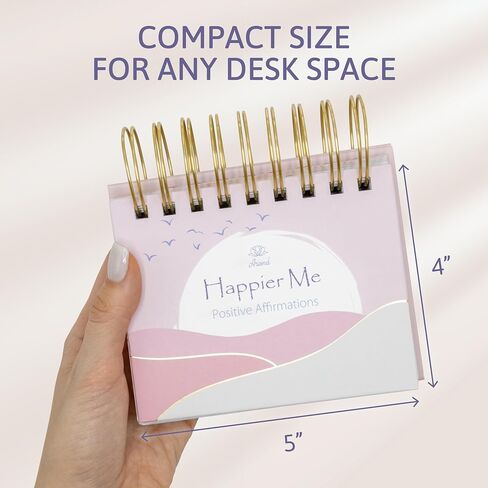 Motivational Calendar - Daily Flip Calendar with Inspirational Quotes-Inspirational Gifts for Women, Office Decor for Women Desk, Inspirational Desk Decor for Women, Desk Decorations for Women office in Kuwait