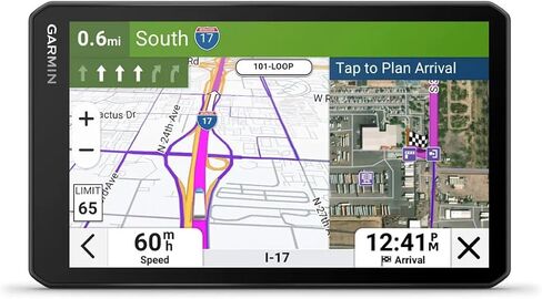 Garmin Dezl OTR720 GPS Truck Navigator شاشة لمس 7 بوصة، ملاحة GPS تجارية لسائقي نصف الشاحنات، حزمة مع بطاقة ذاكرة SD سعة 32 جيجابايت + سماعة dēzl 110 سماعة رأس ممتازة للنقل بالشاحنات + المزيد in Saudi Arabia