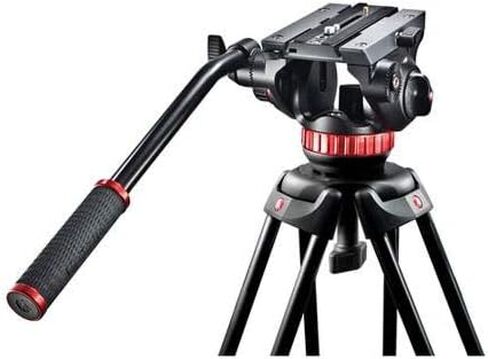 Manfrotto MVK502AM Video Telescoping Twin Leg Kit with 502 Video Head and Carry Bag in Saudi Arabia