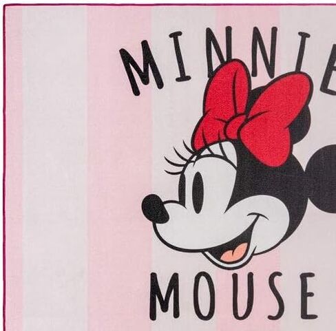 Gertmenian Disney Retro Classic Mickey Mouse Area Rug for Children & Teens, Kids Home Decor for Girls & Boys, 4x6 Large, Gray White, 31133 in Saudi Arabia