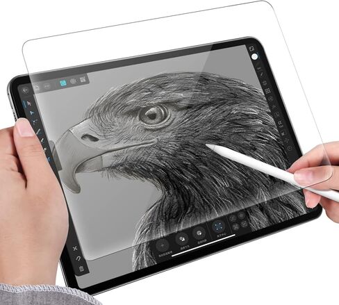 واقي شاشة ورقي لجهاز iPad Air 5th/4th 10.9 بوصة/iPad Pro 11 بوصة (2022 و2021 و2020 و2018) يبدو كتابة الرسم وكأنه على الورق، فليم غير لامع مضاد للوهج (عبوة من قطعتين) in Kuwait