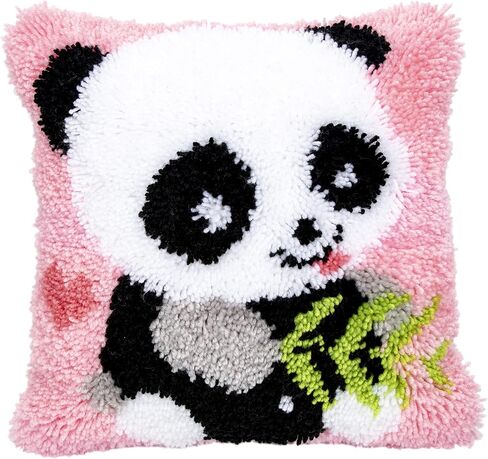 DIY Cute Santa Pillowcase Latch Hook Rug Kits Pattern Printed Crochet Needlework Crafts for Kids and Adults Merry Christmas in Kuwait