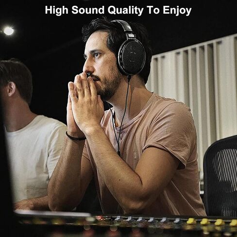 okcsc Upgraded Headphone Cable for SENNHEISER Earphones HD650 HD600 HD580 HD535 HD545 HD565 HD265,Replacement Cable with 3.5mm Stero Plug 4.8FT Length Headset Cable, HDB3 Cable in Saudi Arabia