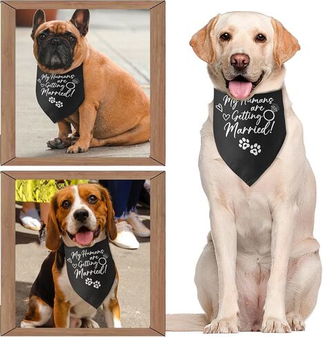 My Parents are Getting Married Dog Bandana Engagement Gifts for Couples Dog Wedding Engagement Bandana Announcement Photo Prop Pet Scarf Accessories for Pet Dog Lovers Gifts in Saudi Arabia