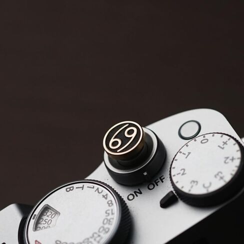 Twelve Constellations Pattern Camera shutter Button Compatible with Fujifilm X-Pro3 X-Pro2 X-T50 X-T4 X-T30 for Nikon for Rolleiflex (Pisces) in Saudi Arabia