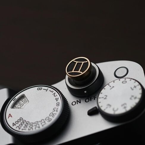 Twelve Constellations Pattern Camera shutter Button Compatible with Fujifilm X-Pro3 X-Pro2 X-T50 X-T4 X-T30 for Nikon for Rolleiflex (Pisces) in Saudi Arabia