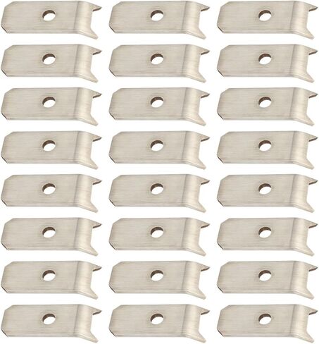 12pcs Trailer Wood Deck Clips Heavy Duty Floor Hold Down Steel Clips 1/4" Plate, Bearclaw Steel Clips Tie Down Anchor Kit for Utility Trailers and Flatbed Cargo, Trucks, Warehouse, Boat in Saudi Arabia