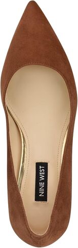 Nine West Women's Arlene Pump, Cognac Suede 121, 7 in Saudi Arabia