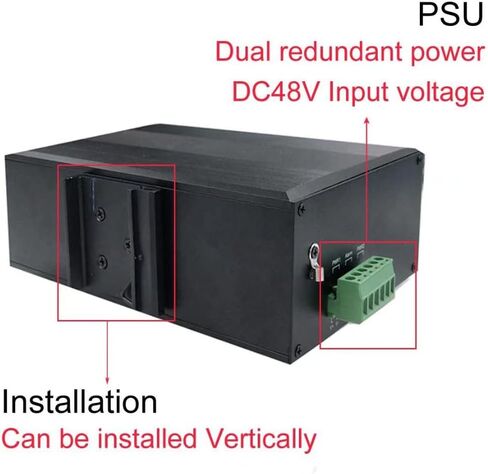 Managed Switch Poe Giabit Ethernet 8 Port RJ45 with POE+ 4 Port SFP Din Rail IP40 Vlan QoS STP/RSTP for Outdoor Use in Saudi Arabia