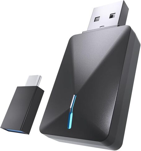 Kello Carplay Wireless Adapter, Convert Wired to Wireless CarPlay Adapter, Auto Car Play Wireless Dongle with iOS 10+ / Android 11+, Support OTA in Saudi Arabia