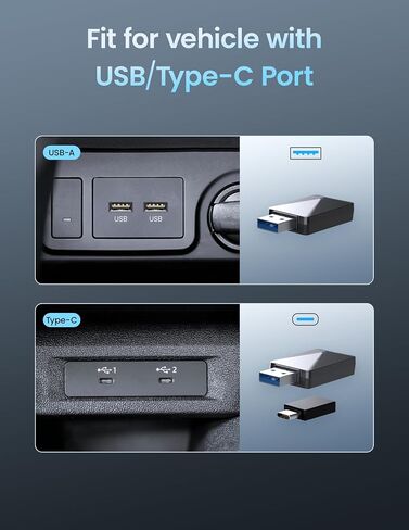 Kello Carplay Wireless Adapter, Convert Wired to Wireless CarPlay Adapter, Auto Car Play Wireless Dongle with iOS 10+ / Android 11+, Support OTA in Saudi Arabia