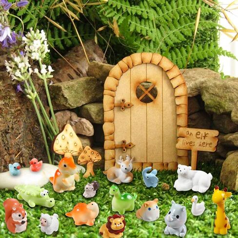 DIYDEC 36pcs Mini Ocean Resin Animals Tiny Sea Animals Figurines Marine Miniature Plastic Animals Aquarium Ornaments Decorations for DIY Fish Tank Potted Micro Fairy Garden Dollhouse in Kuwait