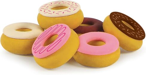 Genuine Fred Sweet Mistakes Macaron Erasers, Set of 6, Scented, Fun for School, Home, or Office in Saudi Arabia