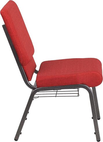 Flash Furniture HERCULES Series 18.5''W Church Chair in Blue Fabric with Cup Book Rack - Gold Vein Frame in Saudi Arabia