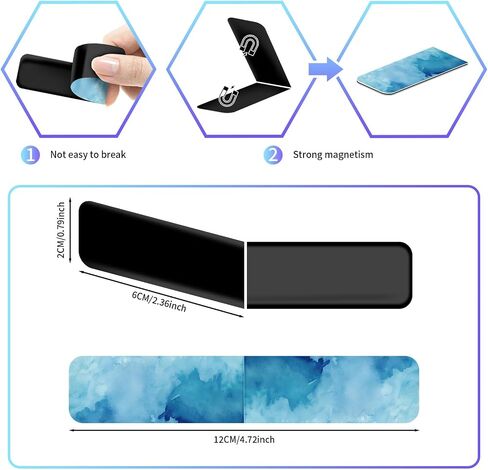 48 Pieces Unique Magnetic Bookmarks Magnet Page Markers - Book Marks for Reading Women & Men with Storage Boxes - Cute Magnet Bookmark Clips for Reading Pleasure in Saudi Arabia