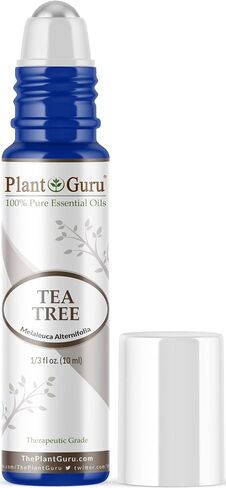 Tea Tree Essential Oil 4 oz. 100% Pure Undiluted Therapeutic Grade Extract of Melaleuca Alternifolia for Skin, Body, Hair Growth, Scalp Dandruff, Acne and Aromatherapy Diffuser Humidifier in Saudi Arabia