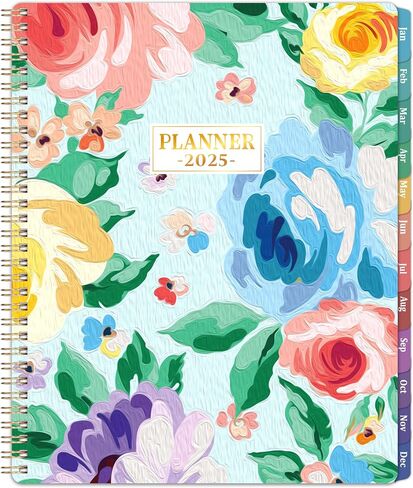 Monthly Planner 2024-2025 - Calendar 2024-2025 Planner, Jul. 2024 to Dec. 2025, 9'' x 11'', 18 Monthly Planner, Monthly Tabs, Notes Pages, Back Pocket in Kuwait