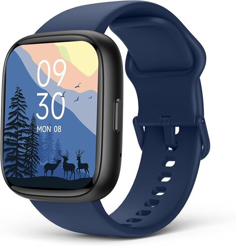 ساعات ذكية 2024 للرجال مع اتصال بلوتوث، قرص Alexa مدمج 1.83 بوصة HD DIY مع معدل ضربات القلب، أكسجين الدم، النوم، 100 وضع رياضي لتتبع اللياقة البدنية، ساعة ذكية لنظام Android iOS in Kuwait