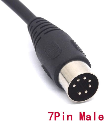 سلك كابل صوت Din 7 Pin Male إلى Dual RCA Female لأنظمة Bang & Olufsen وNaim وQuad.Stereo (1 متر) in Saudi Arabia