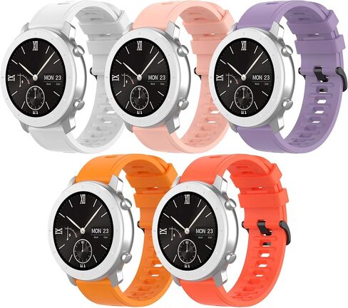 حزام لـ Amazfit GTS 4/ GTS 4 Mini/ GTS 3/ GTS 2/ GTS 2e/ GTS 2 Mini/ GTS/ GTR Mini/ GTR 42 مم/ حزام بديل من السيليكون الناعم لـ Amazfit Bip 3/ Bip 3 Pro/ Bip U Pro/ بيب إس لايت/ بيب/ بيب لايت/ بيب إس/ بيب يو in Saudi Arabia