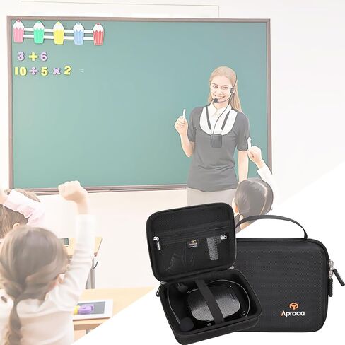 Aproca Portable Hard Storage Case, for ZOWEETEK Original Voice Amplifier Microphone Headset and Accessories in Saudi Arabia