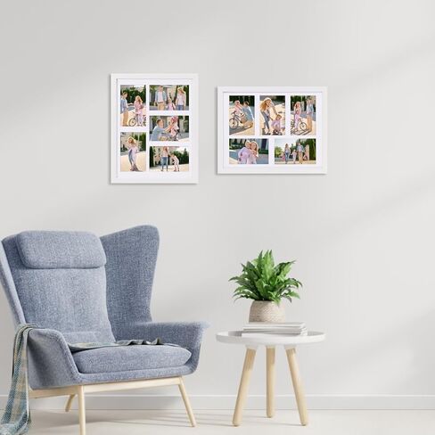 PHAREGE 4 حزمة إطار صورة مجمعة 4x6 5 فتحات، 11x14 إطار ملصق أسود مجموعة من 4، عرض صور زفاف عائلية أفقية أو عمودية على الحائط in Kuwait
