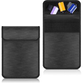 2 Pieces Filmguard Bag Waterproof Storage Carrying Case Bag Xray Proof Bags Film X-Ray Protector Bag Radiation-resistant Bag for Photographers Tourists Travelers, Black(711-11B Small)