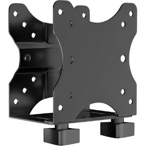 Adjustable Thin Client Mount Bracket - Mount Mini PC to Monitor Arm, Stand Pole, or Under Desk,Supports 0.67" - 2.8" Wide CPU,Black