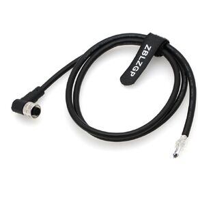 M12 5 Pin Industrial Shielded Sensor Connector Male Signal Actuator Cable A-Coding Waterproof Electrical 90 Degree Angle Connector for Device Network CANopen 2M/6.6FT