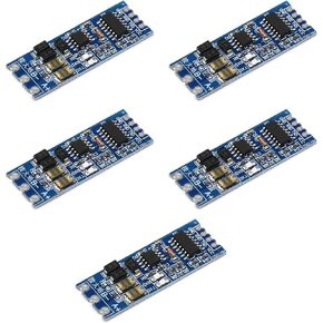 JZK 5PCS TTL to RS485 Module, 485 to Serial Port UART Level Mutual Conversion, Hardware Automatic Flow Control, TTL Turn RS485 3.3V 5V