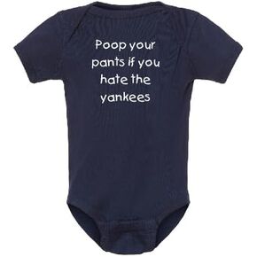 Campus Originals Red Sox Fan Poop Your Pants If You Hate The Yankees Baby Bodysuit