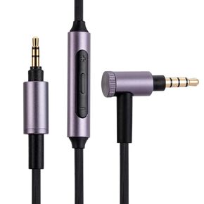 Replacement Audio Cable for Sony, Compatible with Sony MDR-10R MDR-1A XB950 Z1000 WH-1000XM2 H800 H950 10RBT H900 MSR7 Headphones 3.5mm to 2.5mm Stereo Jack Cord, 1.5 meters, Inline Mic/Remote Control