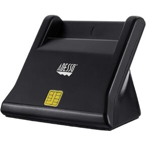 قارئ بطاقة الائتمان الذكية لسطح المكتب من Adesso SCR-300