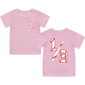 تي شيرت Mowbeat للأطفال الصغار لعيد الميلاد 1/2، قمصان بيسبول لعيد الميلاد لمدة 6 أشهر، قمصان نصف عيد ميلاد للأولاد الصغار in Kuwait