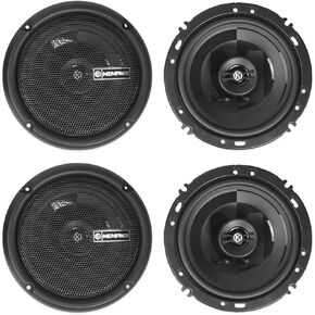 Memphis (4) Audio PRX602 6.5" 100 Watt Car Speakers w/PEI Dome Pivot Tweeters
