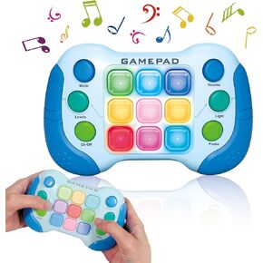 Fast Push Game Pop Fidget Toys for Kids, Upgraded Funny Toys for Kids 3-12 for Girls and Boys Bubble Stress Machine, Handheld Puzzle Game Sensory Toys