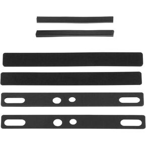 Create idea 6PCS Keyboard SpaceBar Compatible with 6.25U Mechanical Keyboard Space Space Bar Foam 12x108mm Dust-Proof Strip 5x60mm Keyboard Switch Silencer Cotton Black