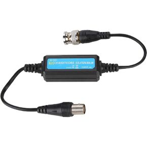 ASHATA Ground Loop Isolator BNC,WaterproofHD-TVI/CVI/AHD/CVBS Ground Loop Isolator Video Balun Coaxial BNC Male to Female for Camera