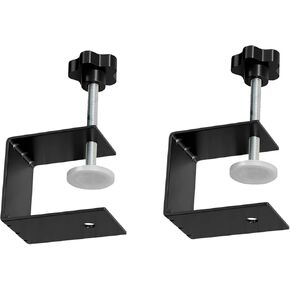 Drawer Front Installation Clamps, 4PCS Universal Cabinet Installation Clamps Face Frame Flexible Drill Hole Guide Bow Structure Design Front Drawer Woodworking Clamps Drawer Jig