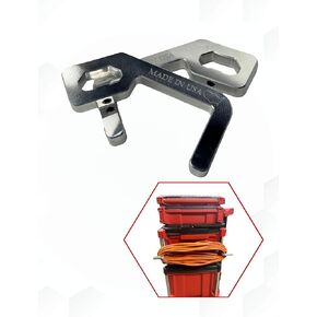 Extension Cord Mount Compatable with Milwaukee Packout Box, 6061 Aluminum, Made in USA
