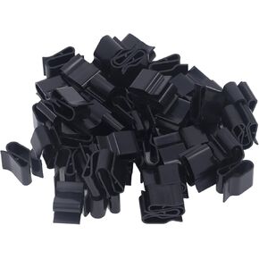 Solar Panel Cable Clip Tool Par Fixing Board Wire Accessories Photovoltaic Panel Plastic Pa66 Plastic Insulation Utensil for 100Pcs Tool Tool Clamp Cord Wire for Hang Fastener