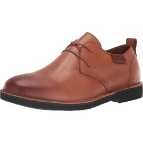Propét Men's Finn Oxford, Plain Toe - Suede Shoes, Black, 13 Wide US