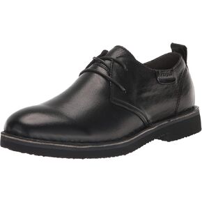 حذاء Finn Oxford الرجالي من Propét، مقدمة سادة - حذاء من الجلد السويدي، أسود، 13 عرض أمريكي