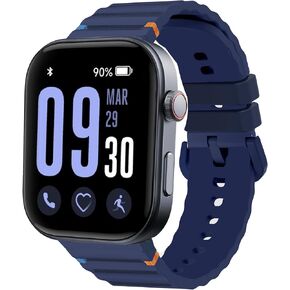 GTX13, GTX12 Smart Watches Band, 22mm New Silicone Woven Line Adjustable Replacement Strap Compatible for Fitpolo GTX12, ENOMIR GTX12, Tensky GTX12, uaue T60, QXQ T60, QCOQ T60 Smart Watches