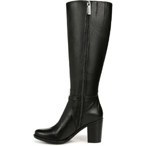 Naturalizer Womens Kalina Knee High Tall Boots Black Extra Wide Calf 10 W