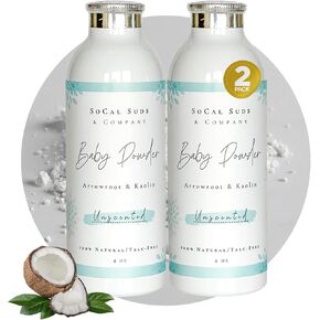 4oz Natural & Organic Baby Powder- Lavender