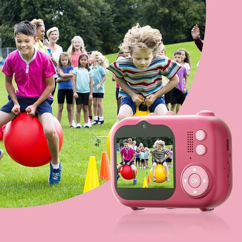 Kids Camera,Kids Camera for Girls,Kids Digital Camera Kids Video Camera for vlogging with 32GB SD Card,Toddler Toys Christmas Birthday Gifts for Girls Age 3-9 in Saudi Arabia